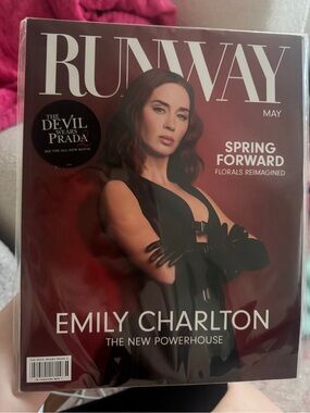 RUNWAY Magazine DEVIL WEARS PRADA 2 Emily Charlton - Burgundy Cover